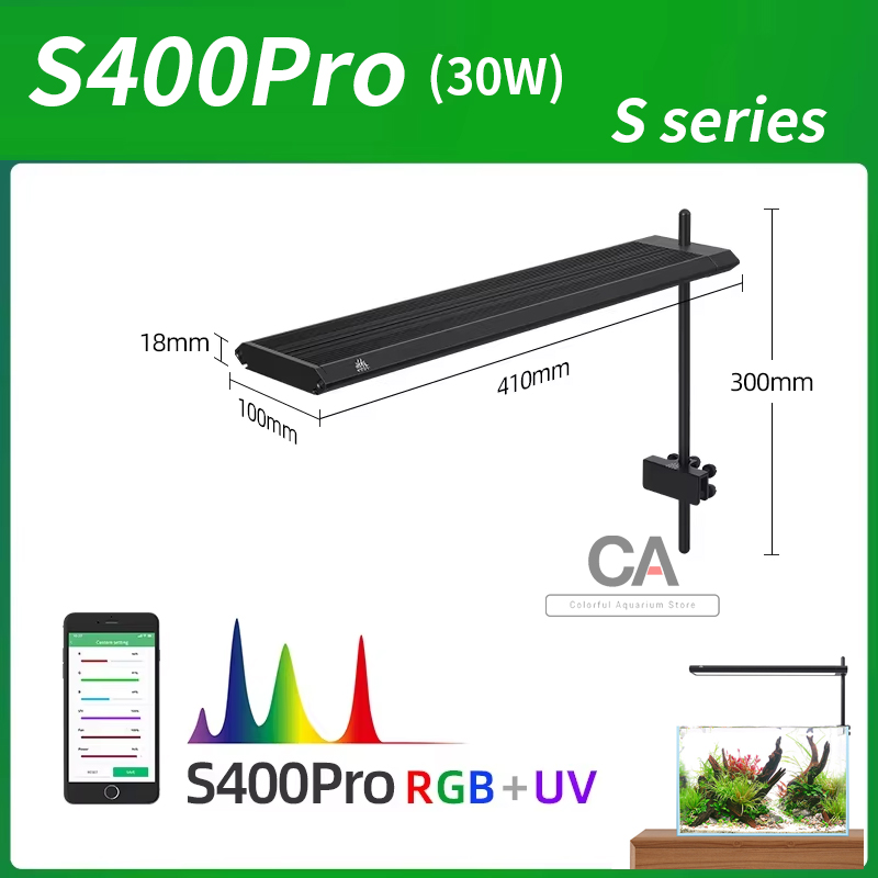Aquarium Plant Light - HAFTA AQUA S Serisi RGB+UV Tam