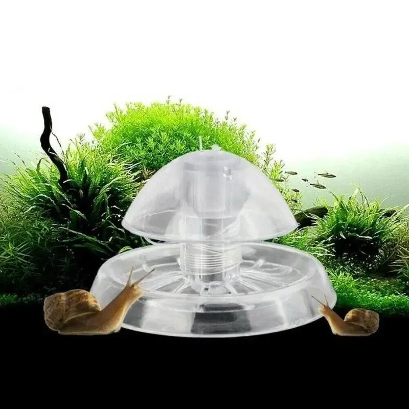 Planted Aquarium Cleaning - 2026 Yeni 6/8CM Şeffaf Plastik Salyangoz