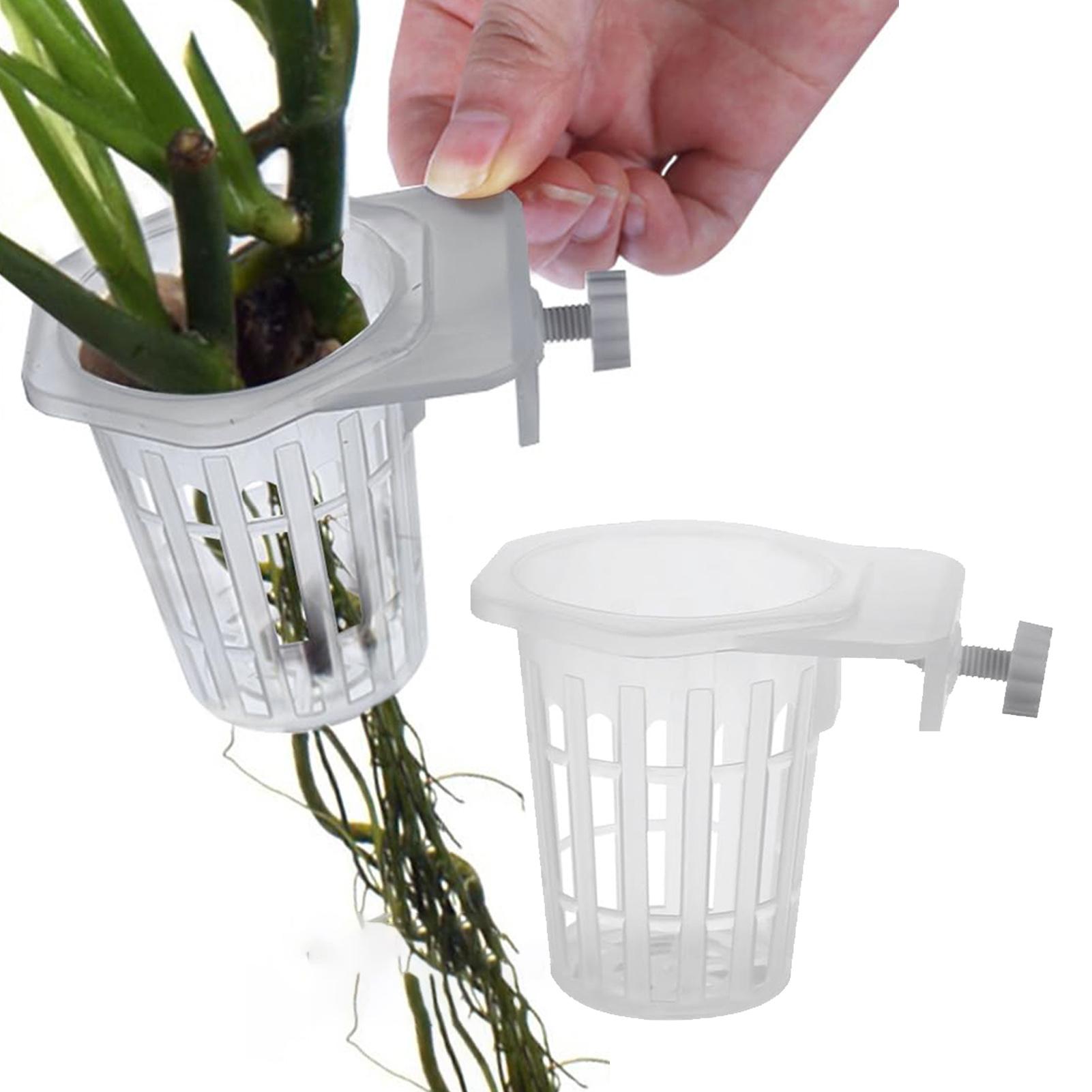 Aquarium Plant Holder - 2 adet, delikli, asılabilir su bitkisi