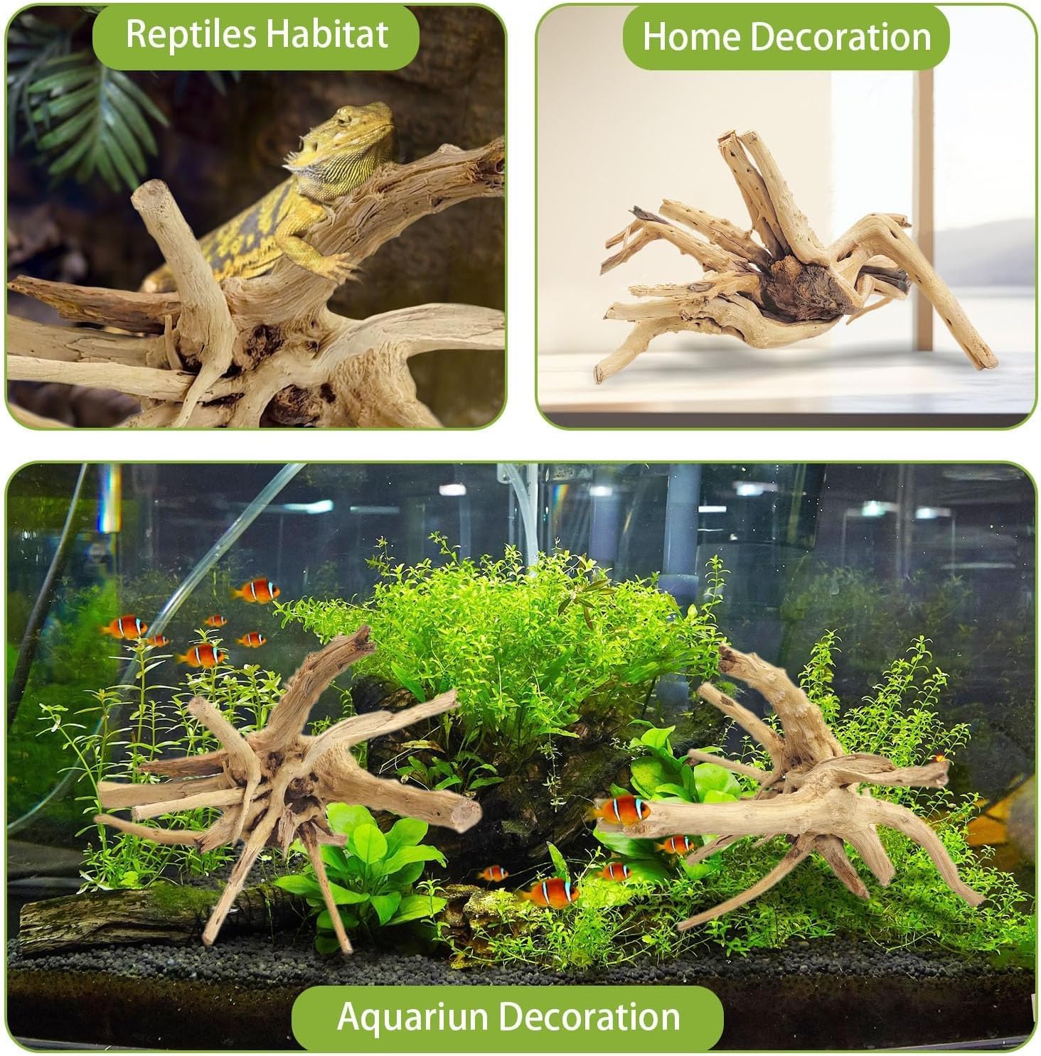 1 adet 20-25CM doğal dalgaları - Aquarium Driftwood incelemesi ve fiyatı