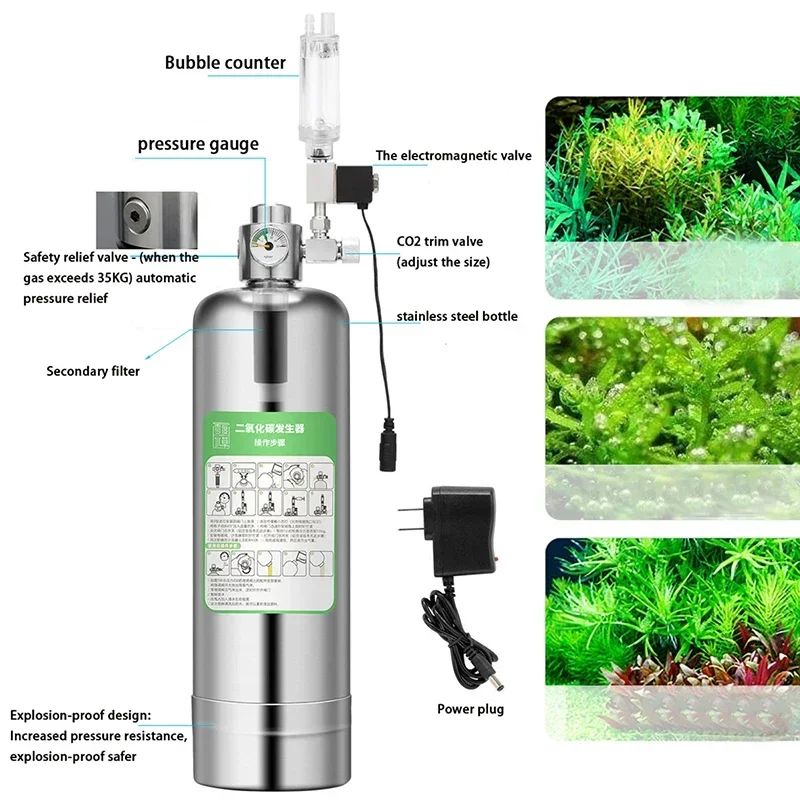 2L Çift Akvaryum CO2 Jeneratör - Aquarium Liquid Carbon incelemesi ve fiyatı