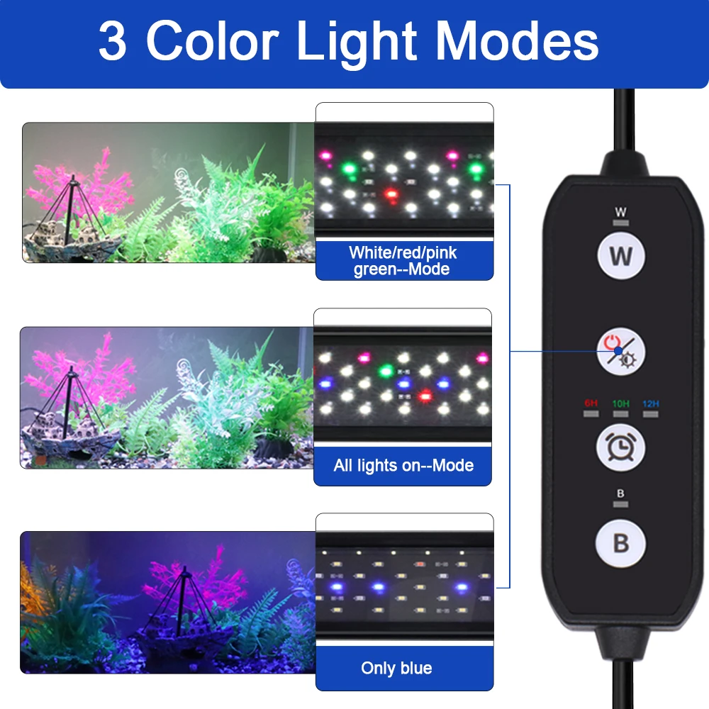 75-90CM Akvaryum için Kısılabi - Aquarium Plant Light incelemesi ve fiyatı