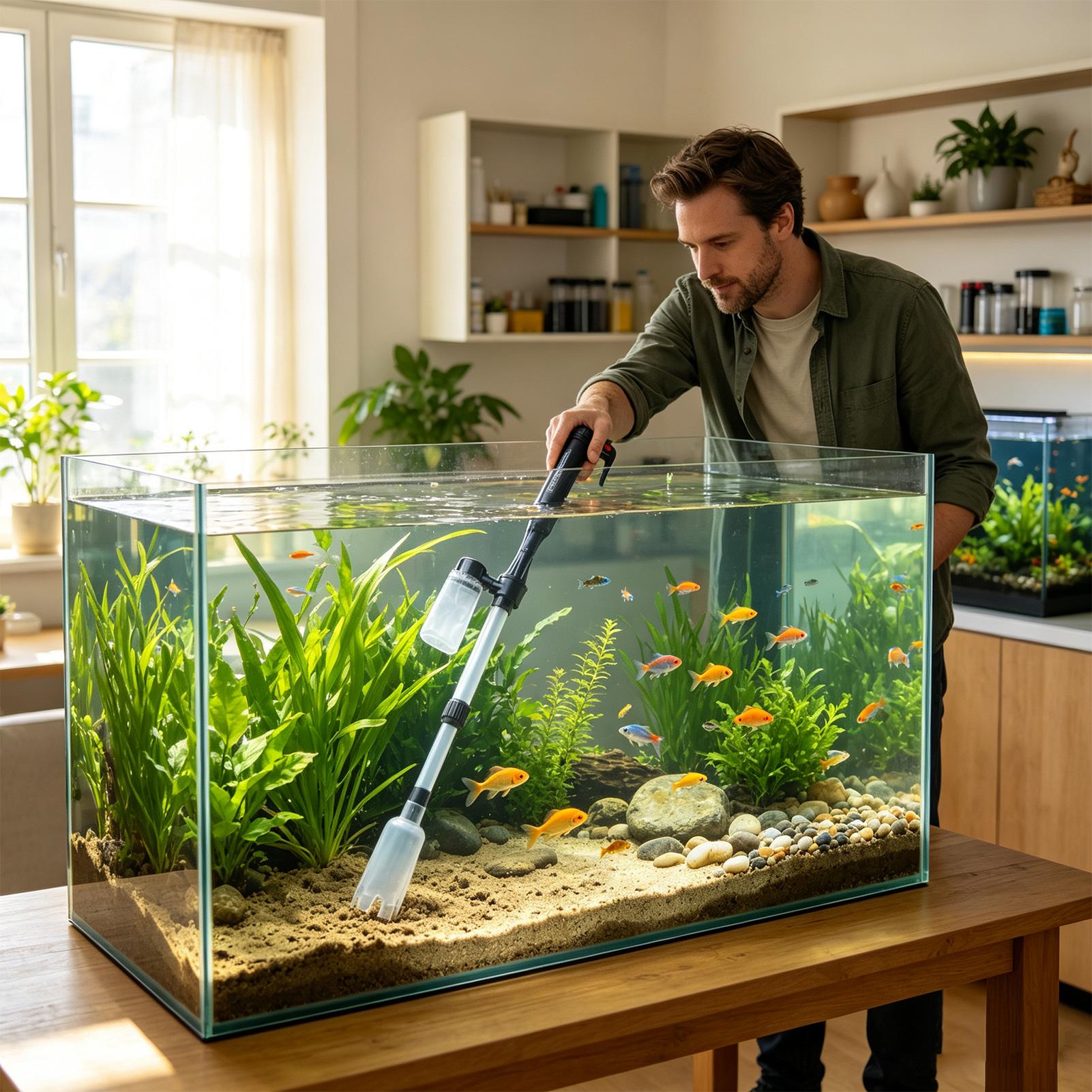 3'ü 1 Arada Akvaryum Vakumlu Ç - Planted Aquarium Cleaning incelemesi ve fiyatı